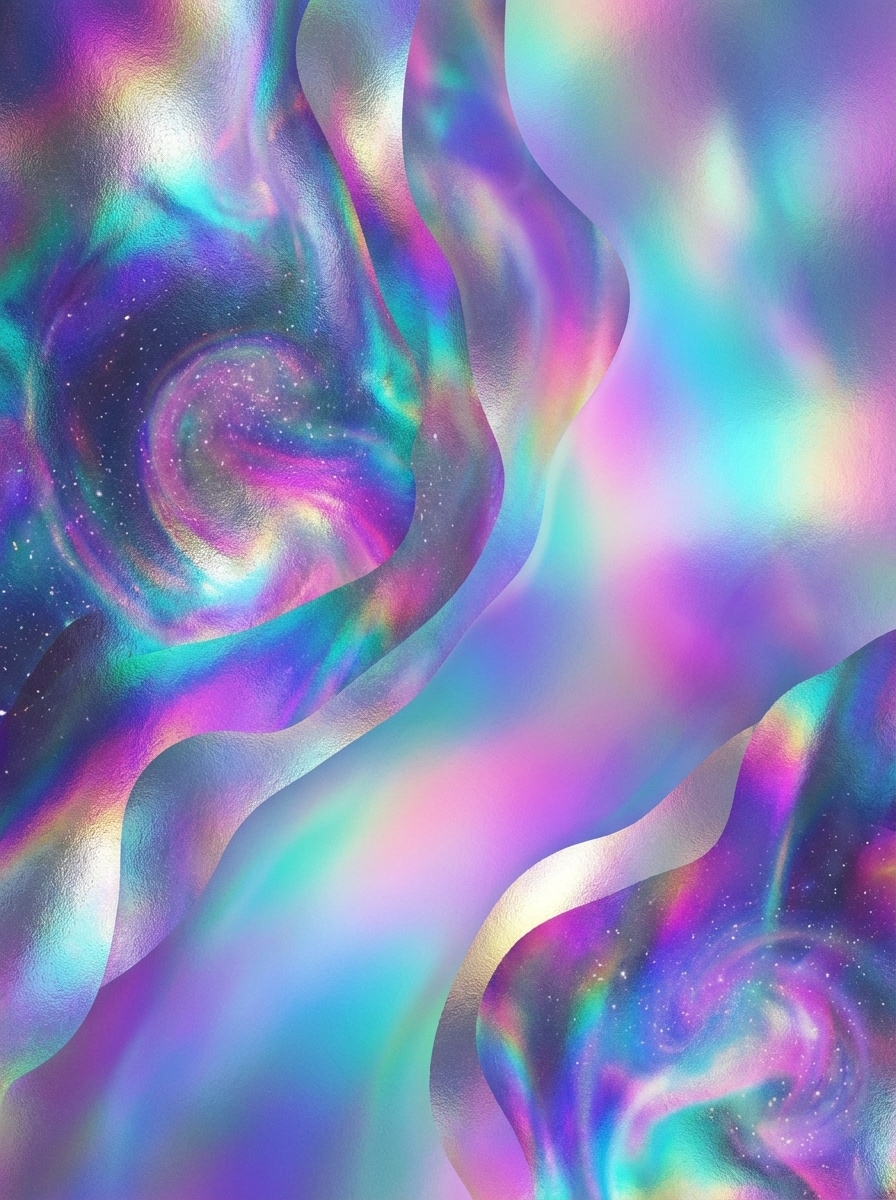 Cosmic Iridescent Texture
