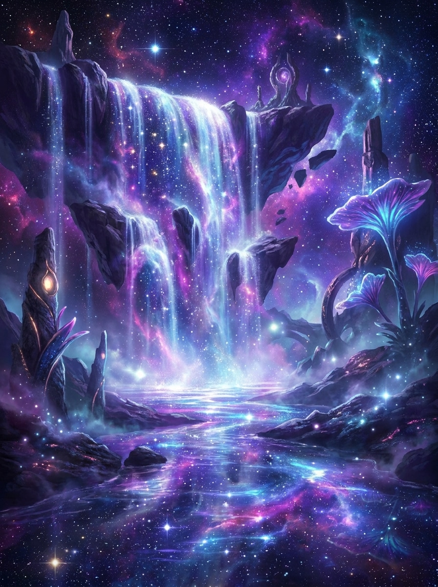 Cosmic Waterfall