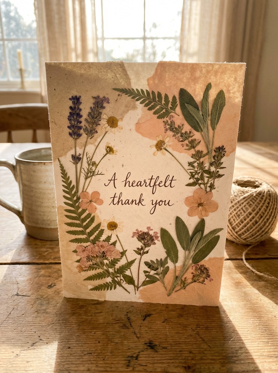 Cottagecore Handmade Paper