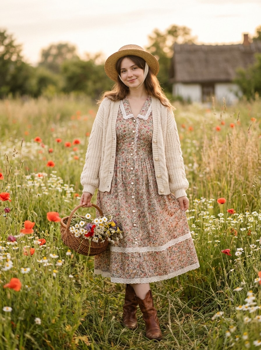 Cottagecore Pastoral Model