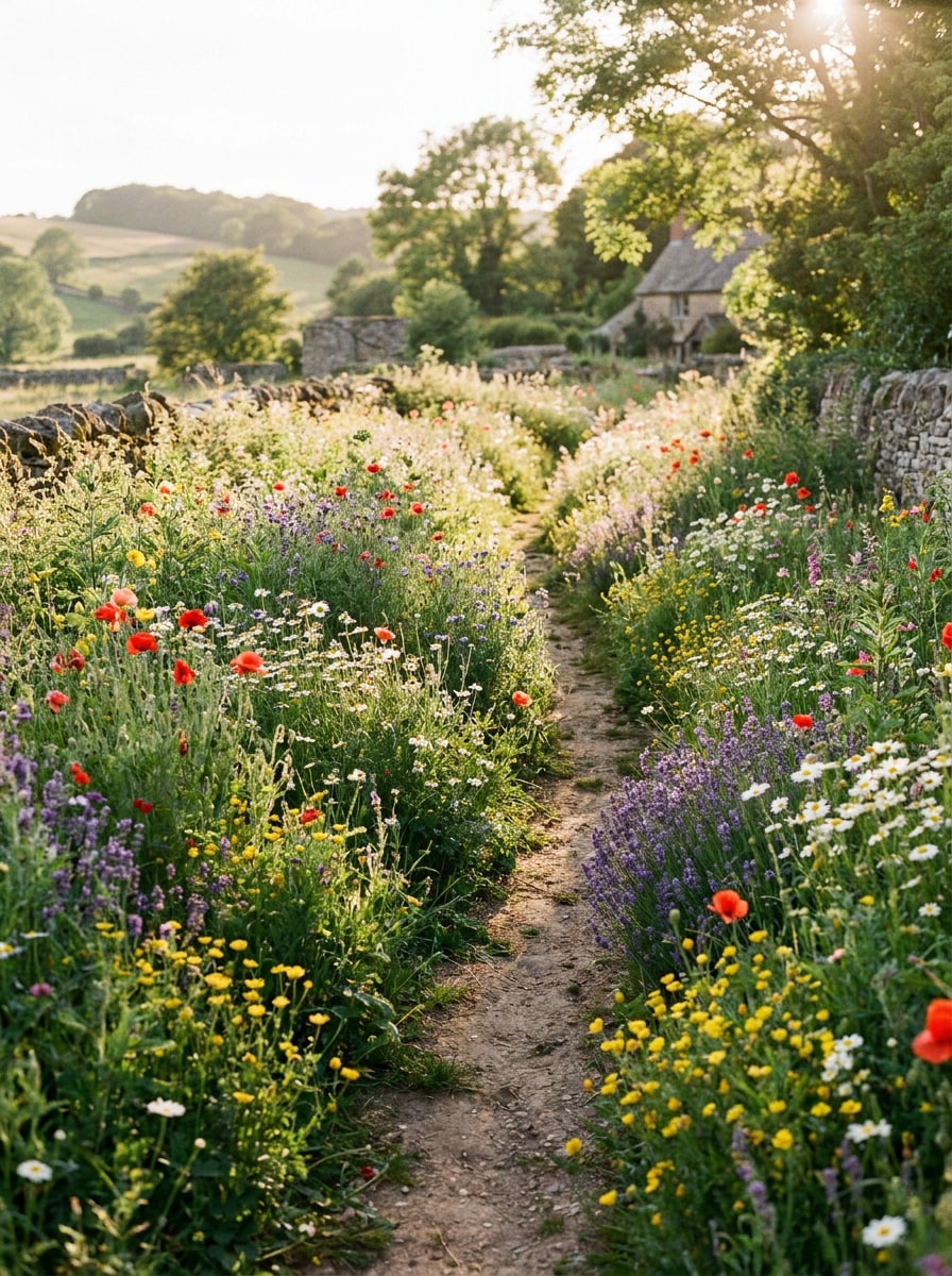 Countryside Flower Path