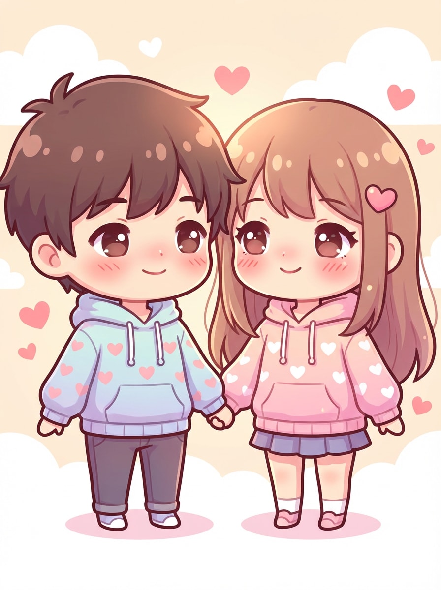 Couple Chibi Portrait