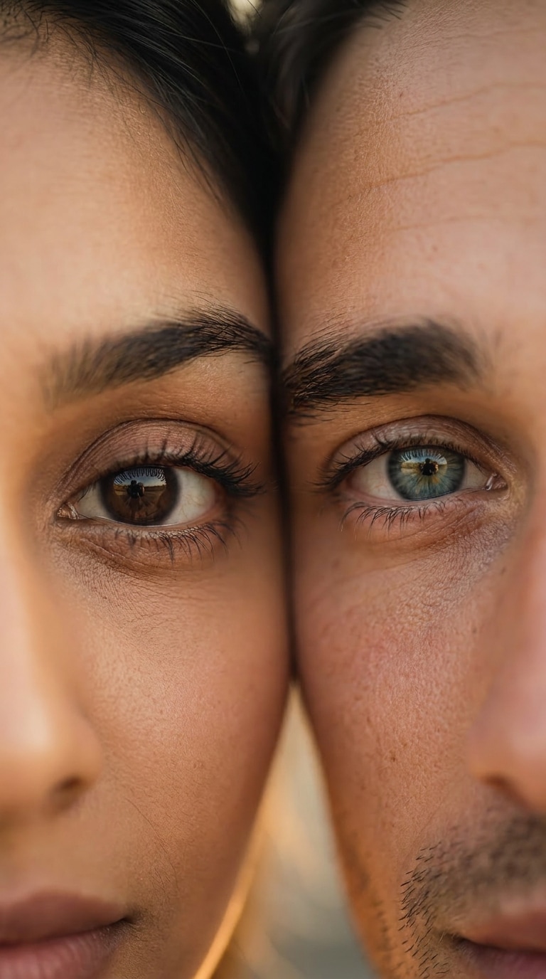 Couple eyes AI photo prompt