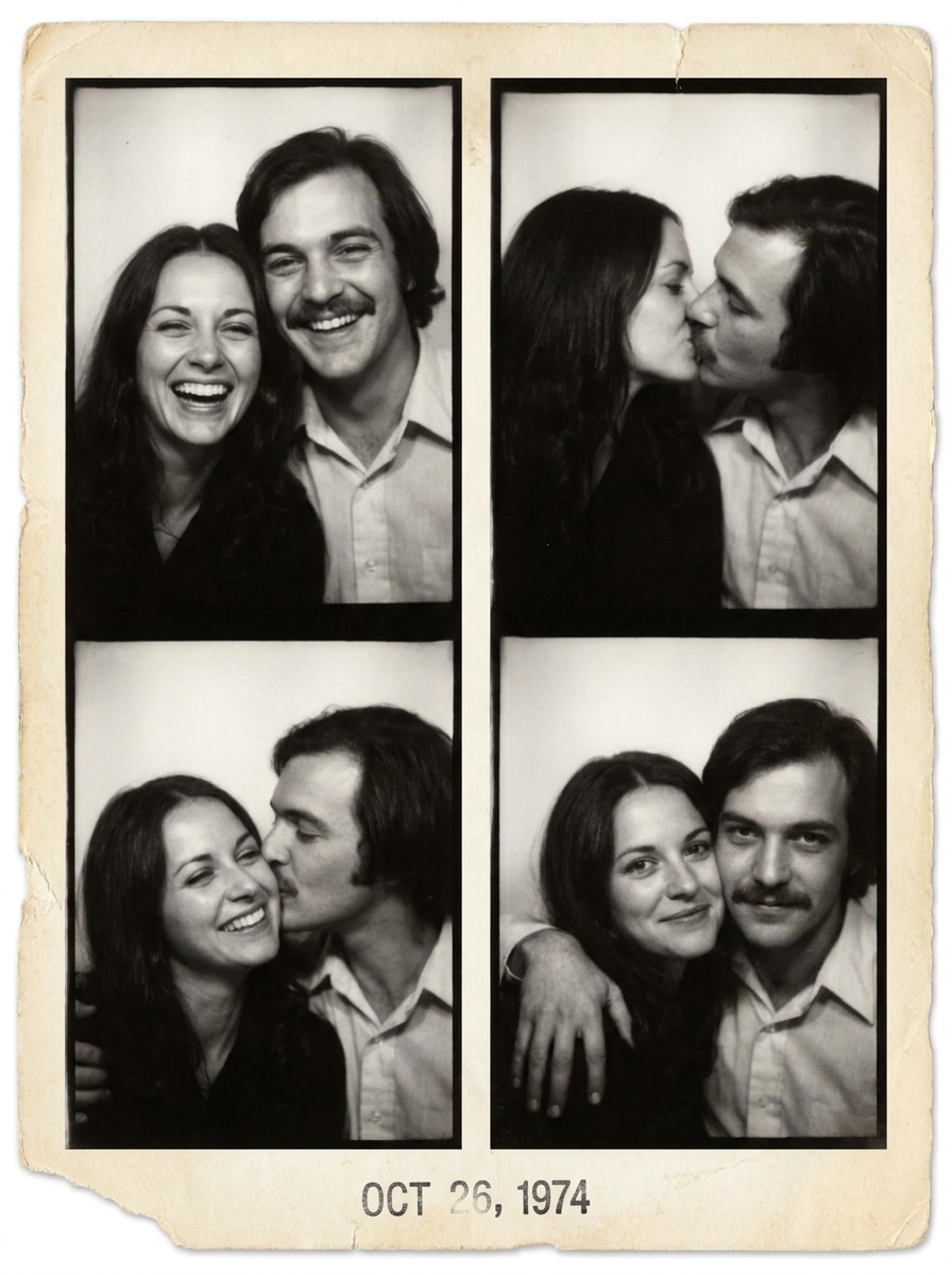 Couple Photo Booth Strip