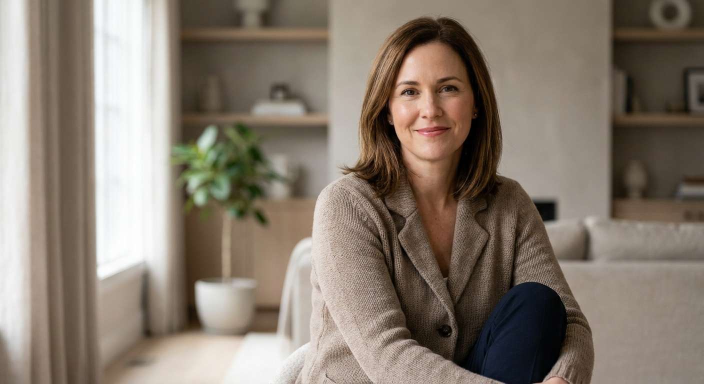 Before creator brand headshot example