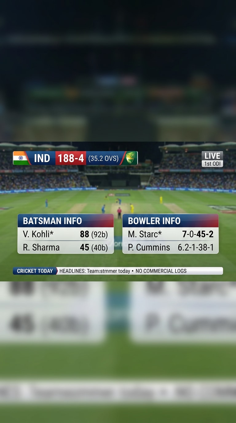 Cricket scoreboard graphic prompt