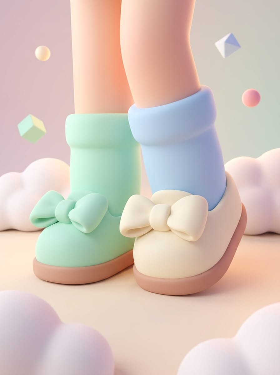 Cute 3D Cartoon Render