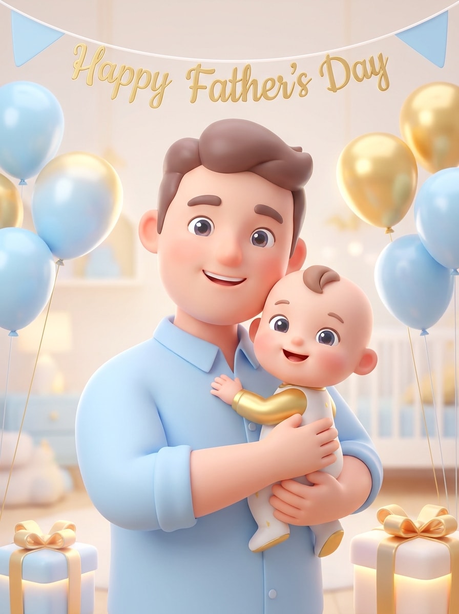 Cute 3D Cartoon Portrait