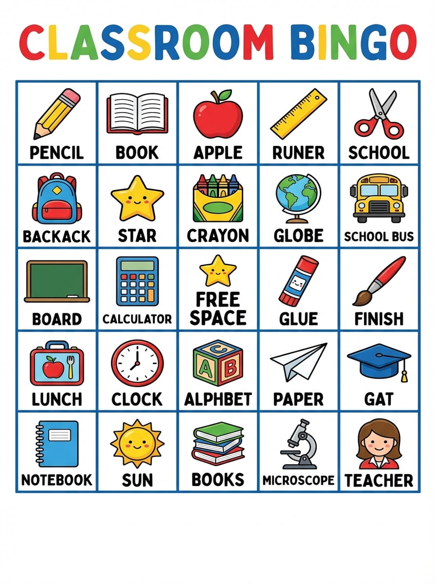 Cute Classroom Icons