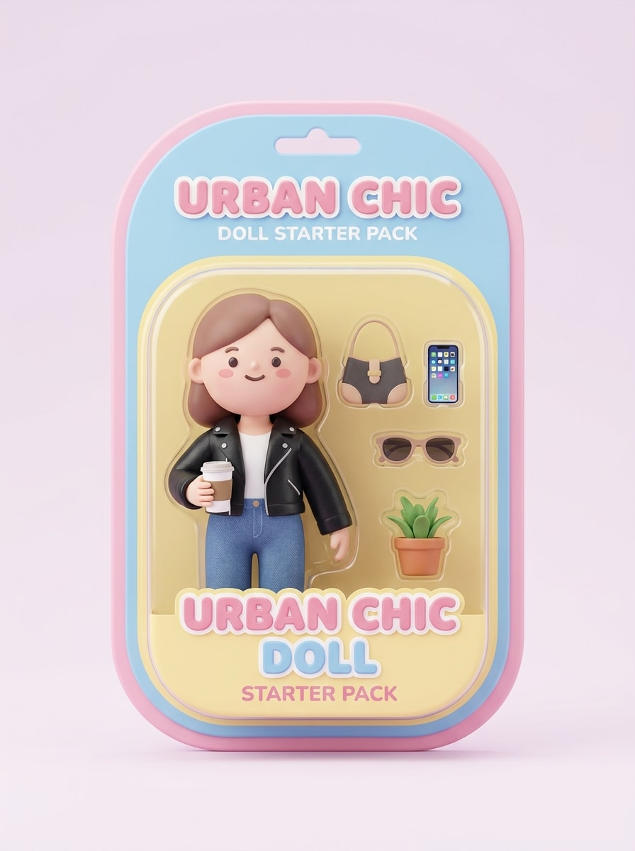 Cute Doll Packaging