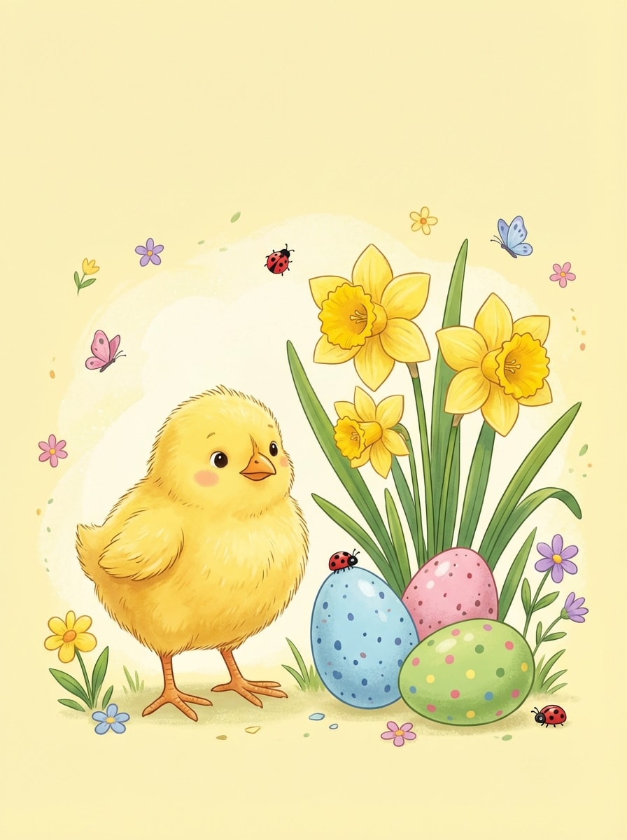 Cute Easter Chick