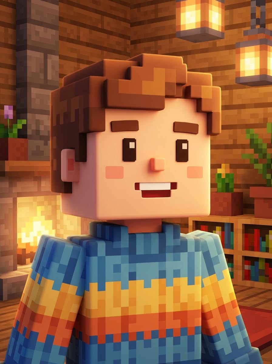 Cute Pixel Portrait