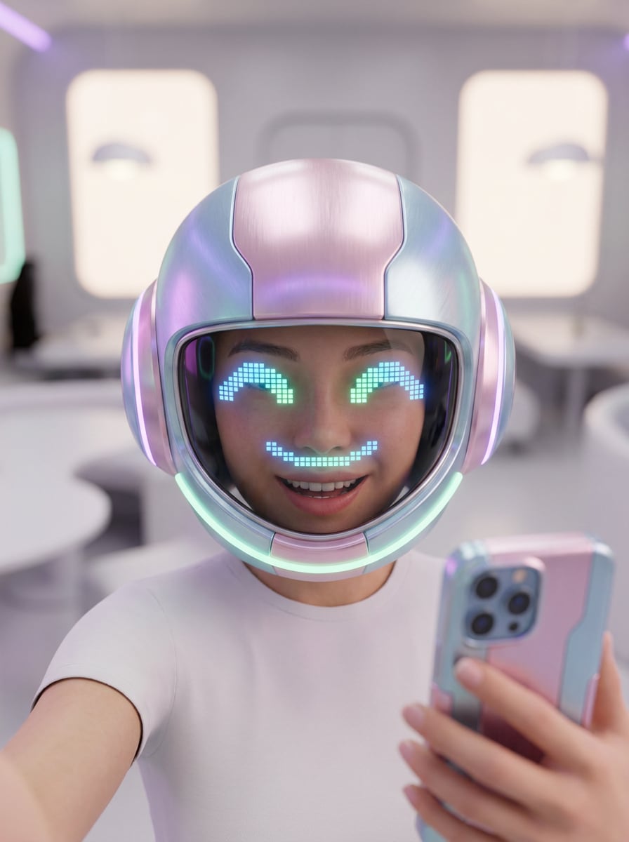 Cute Robot Selfie