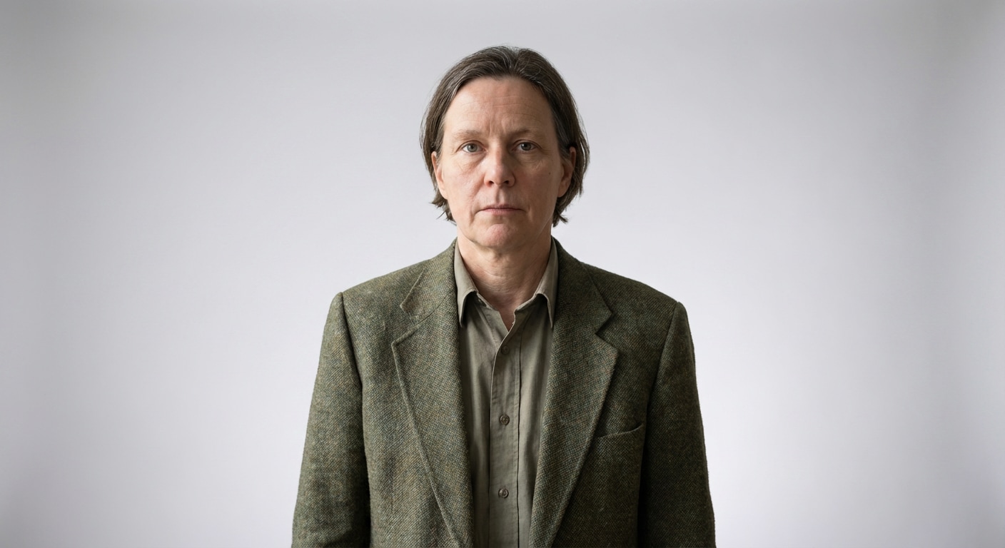 Soft Gray Resume Portrait after background change