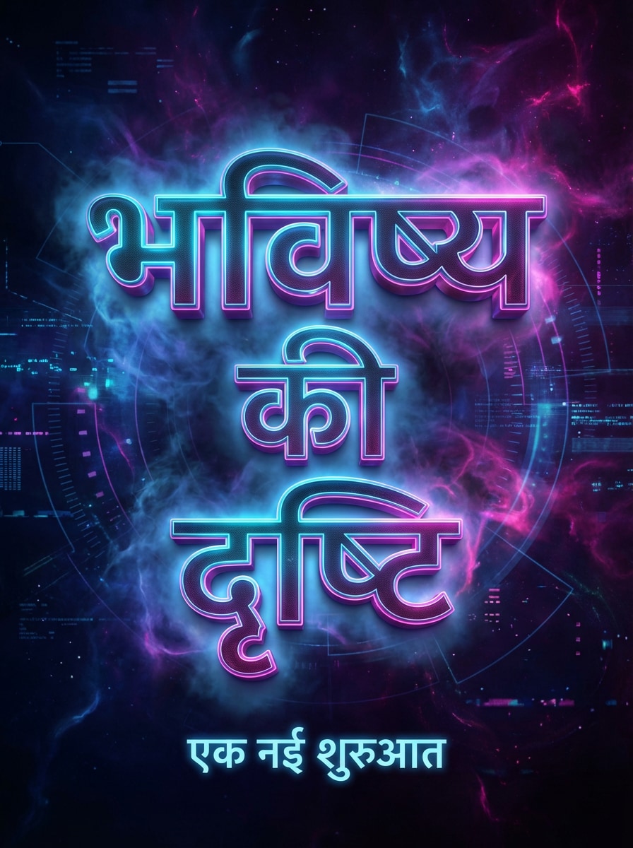 Cyber Glow Poster Text