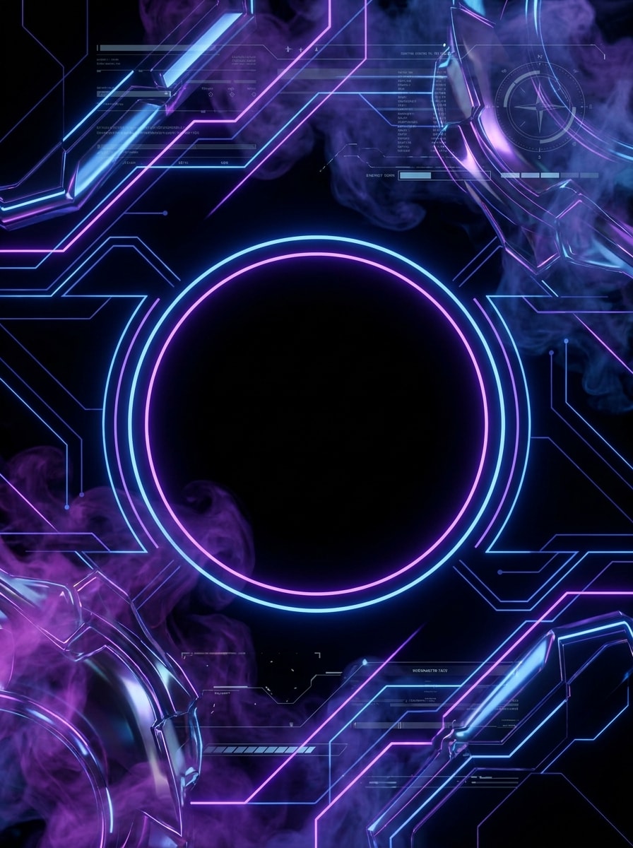 Cyber Neon Stream Banner