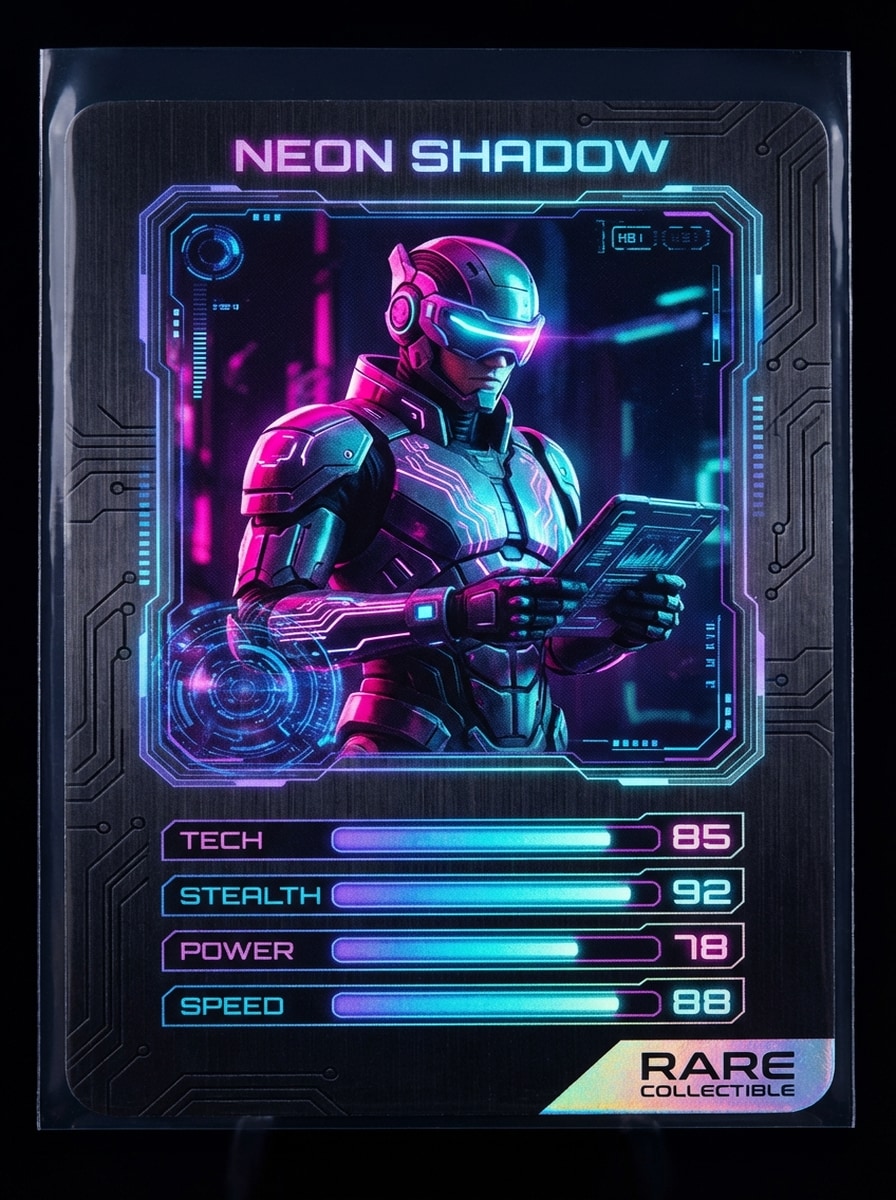 Cyberpunk Character Card