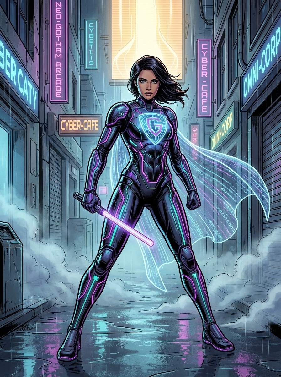 Cyberpunk Hero