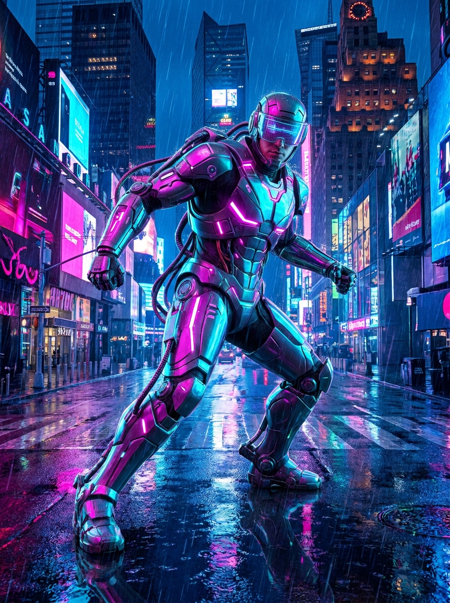 Cyberpunk Exosuit
