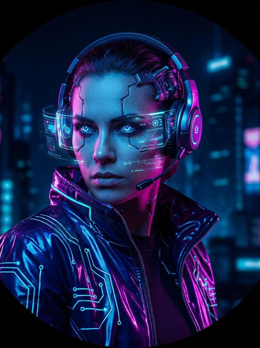 Cyberpunk Gamer