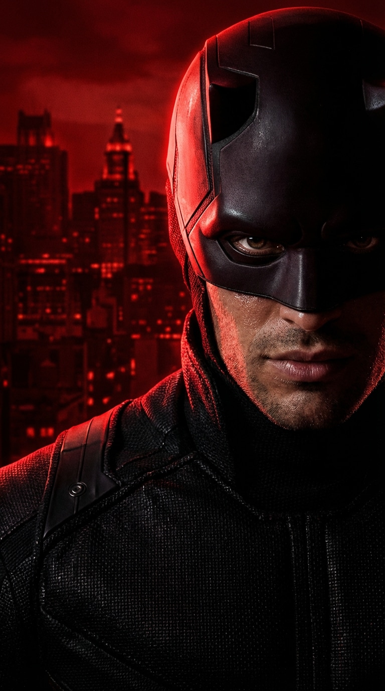 Heroic Silhouette Daredevil Scene