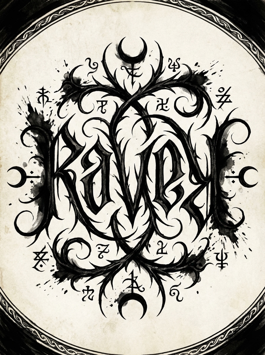 Dark Fantasy Ambigram