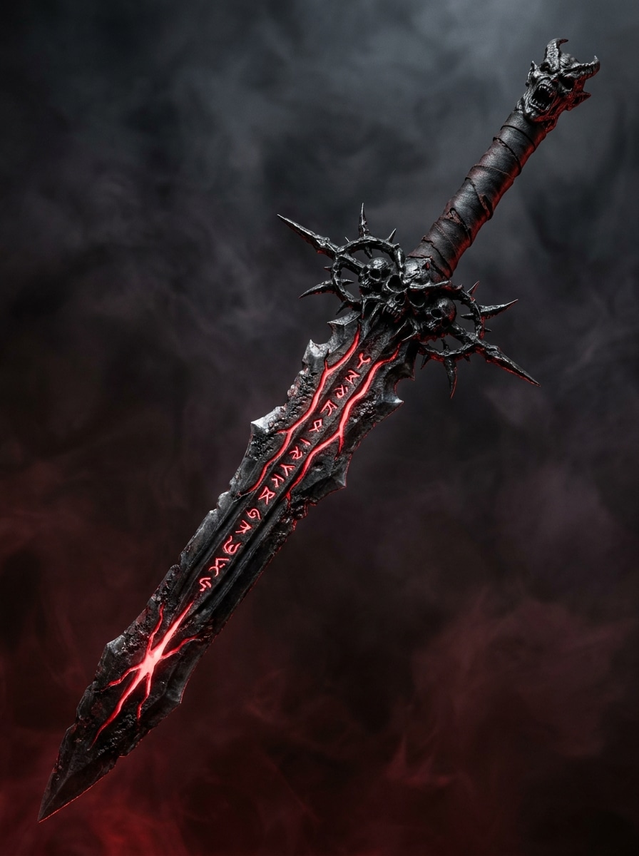 Dark Fantasy Cursed Blade