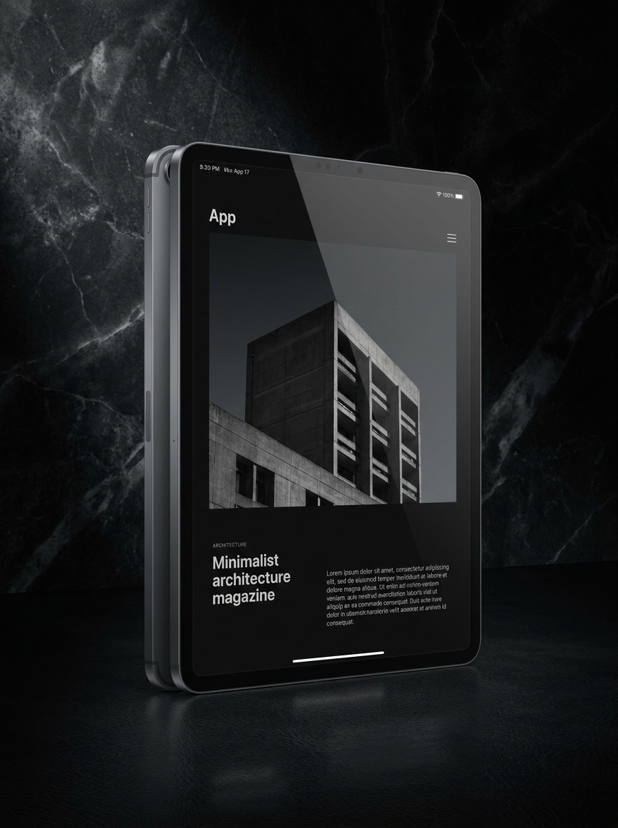 Dark Mode Premium Mockup