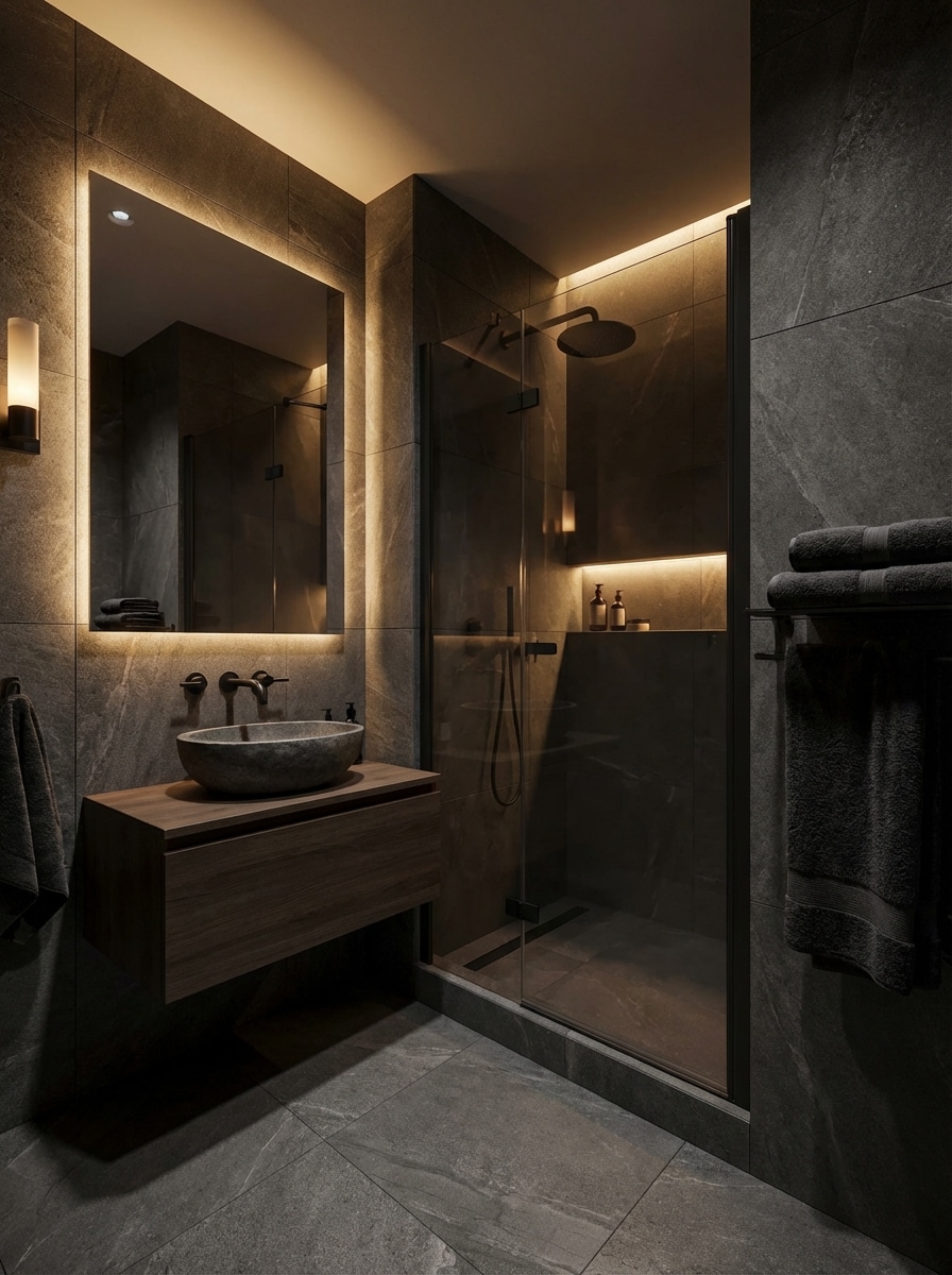 Dark Moody Bathroom