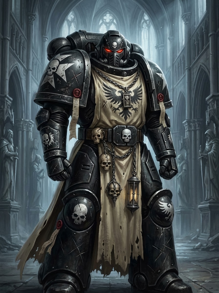 Dark Templar Knight Marine