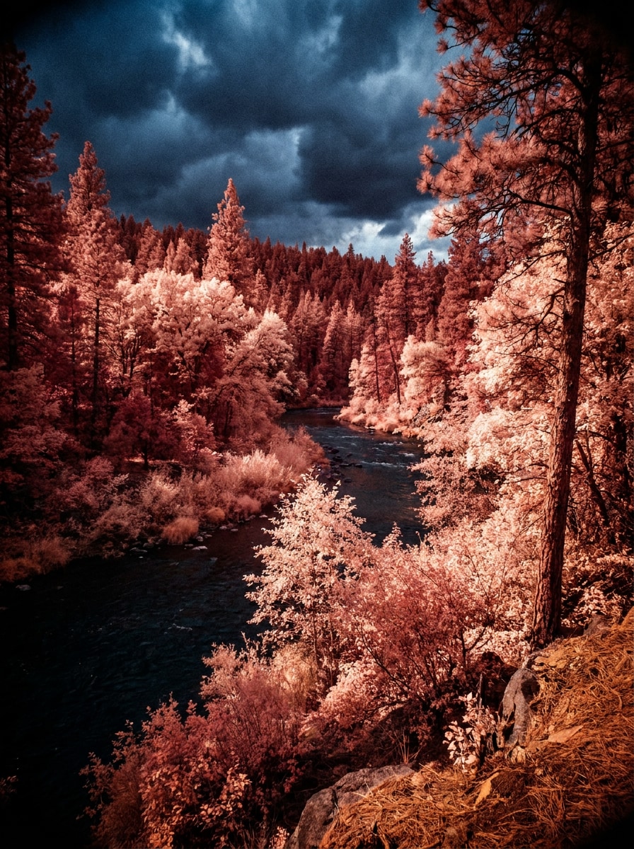 Deep Red Filter Look
