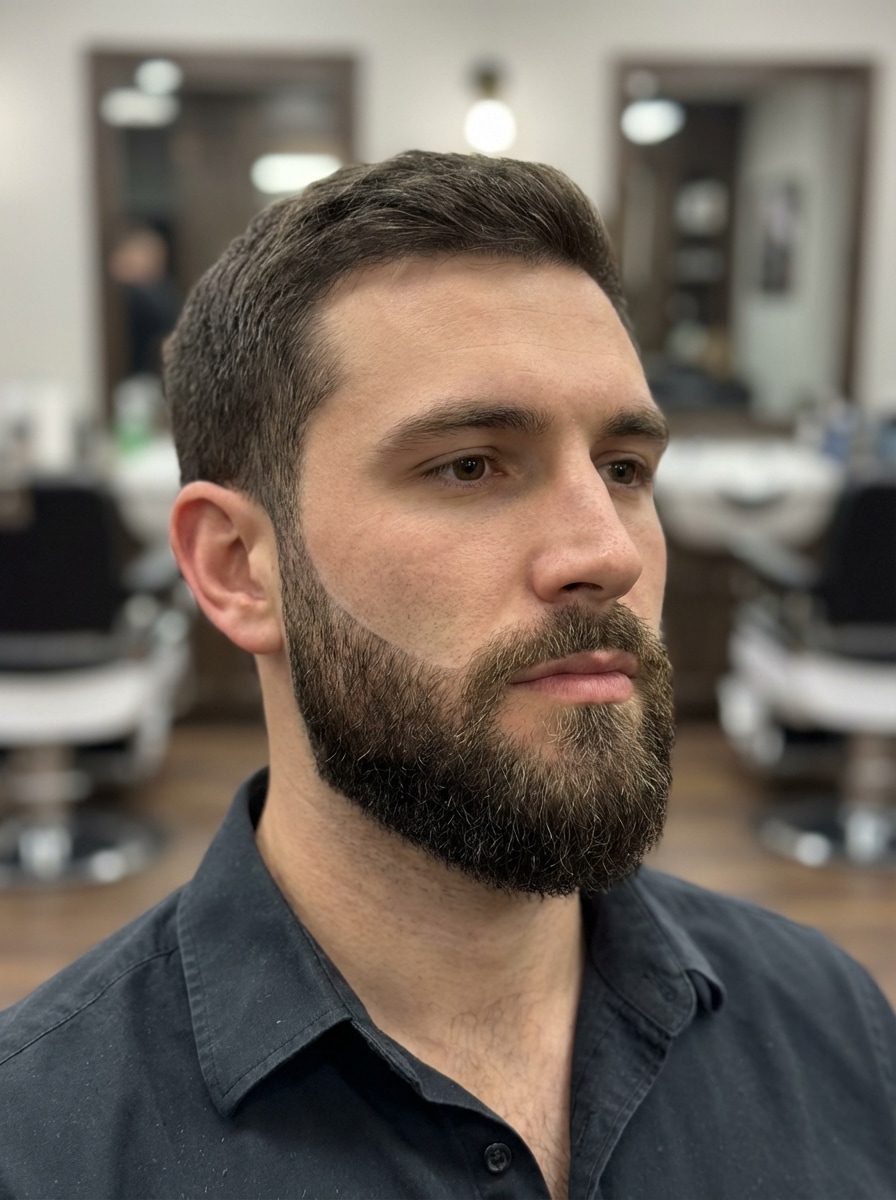 Defined Jawline Beard