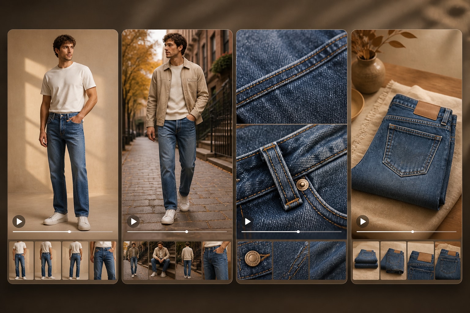 Denim video style options