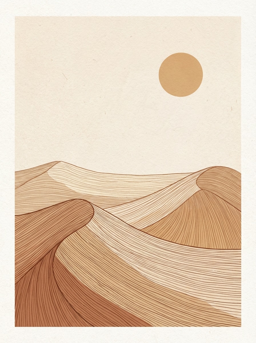 Desert Landscape Minimal