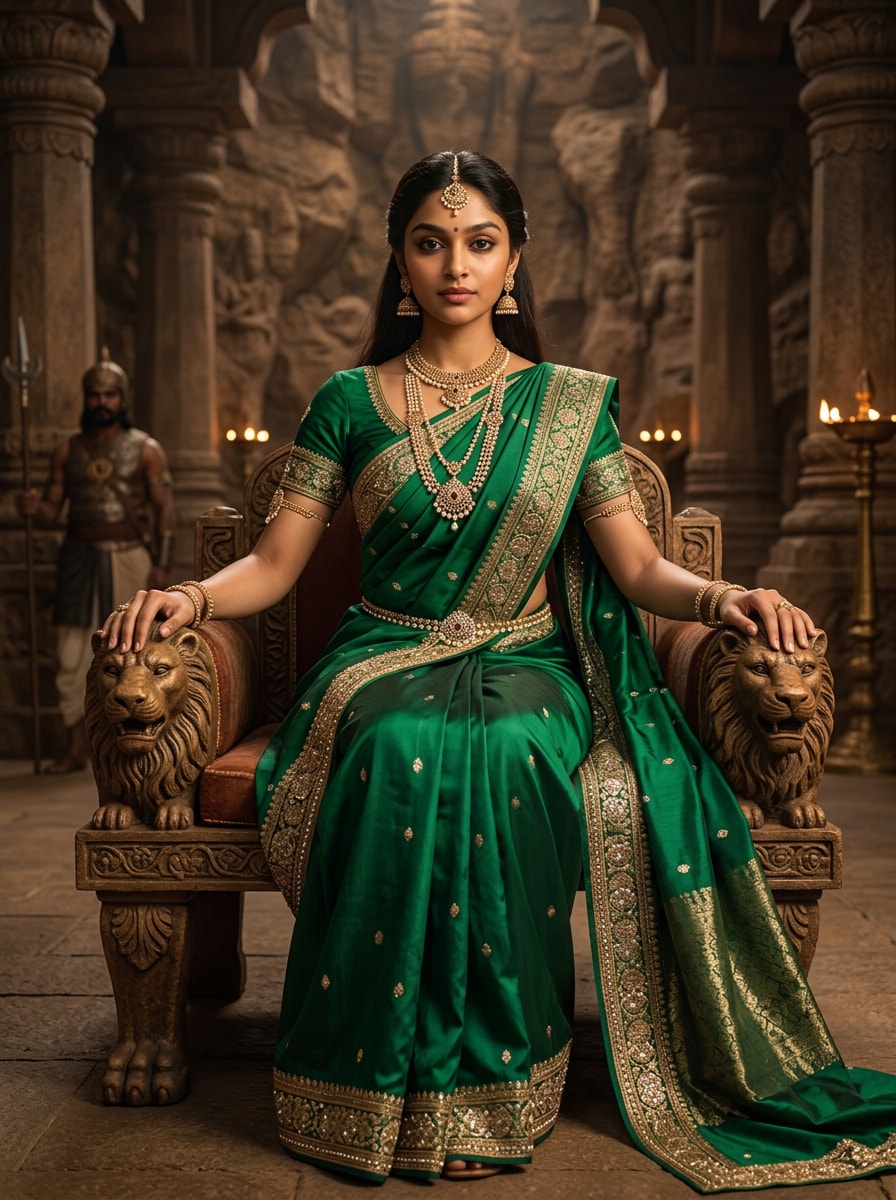 Queen of Mahishmati Devasena prompt for Gemini