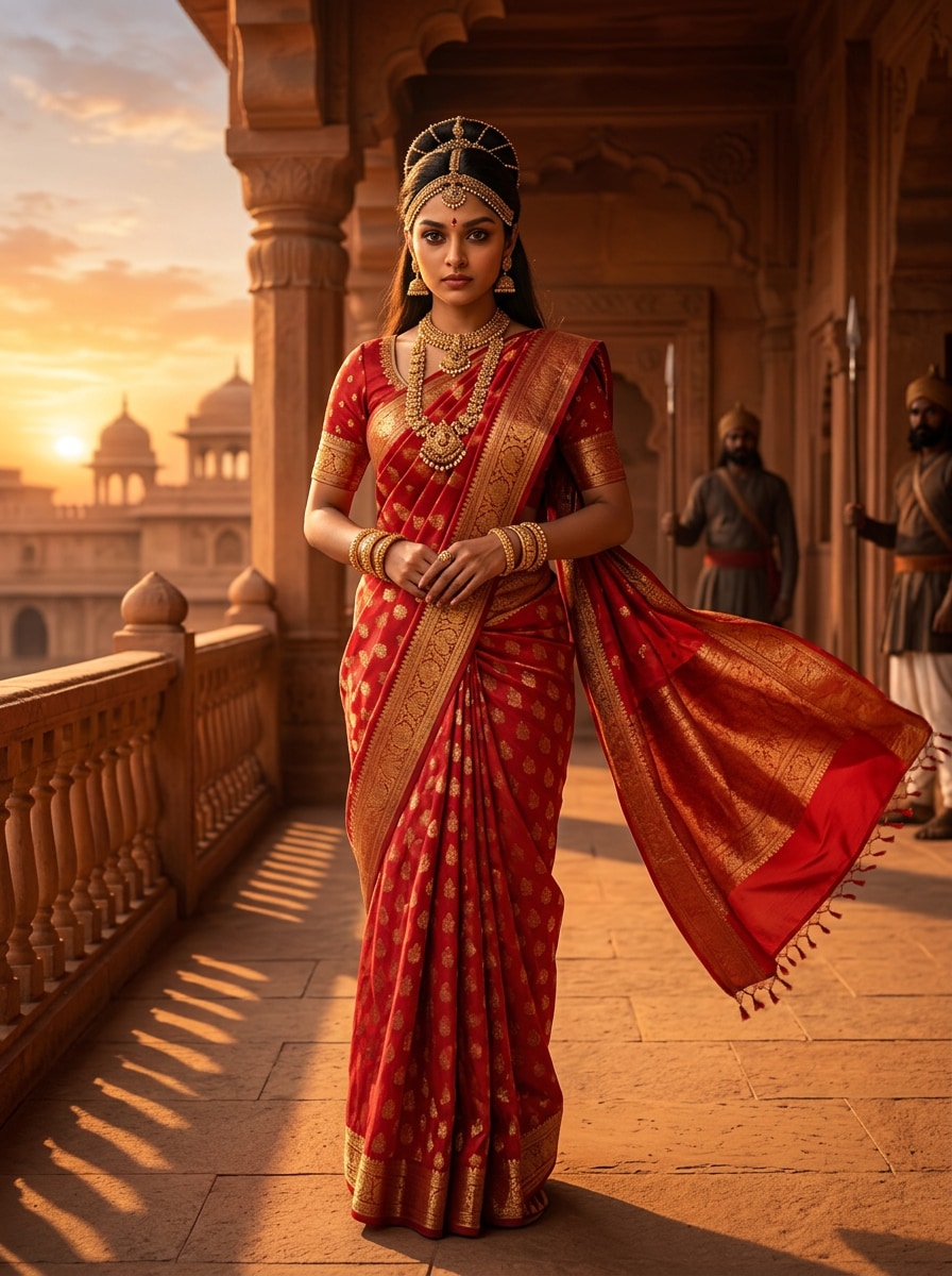 Legendary Epic Heroine Devasena prompt for Gemini AI