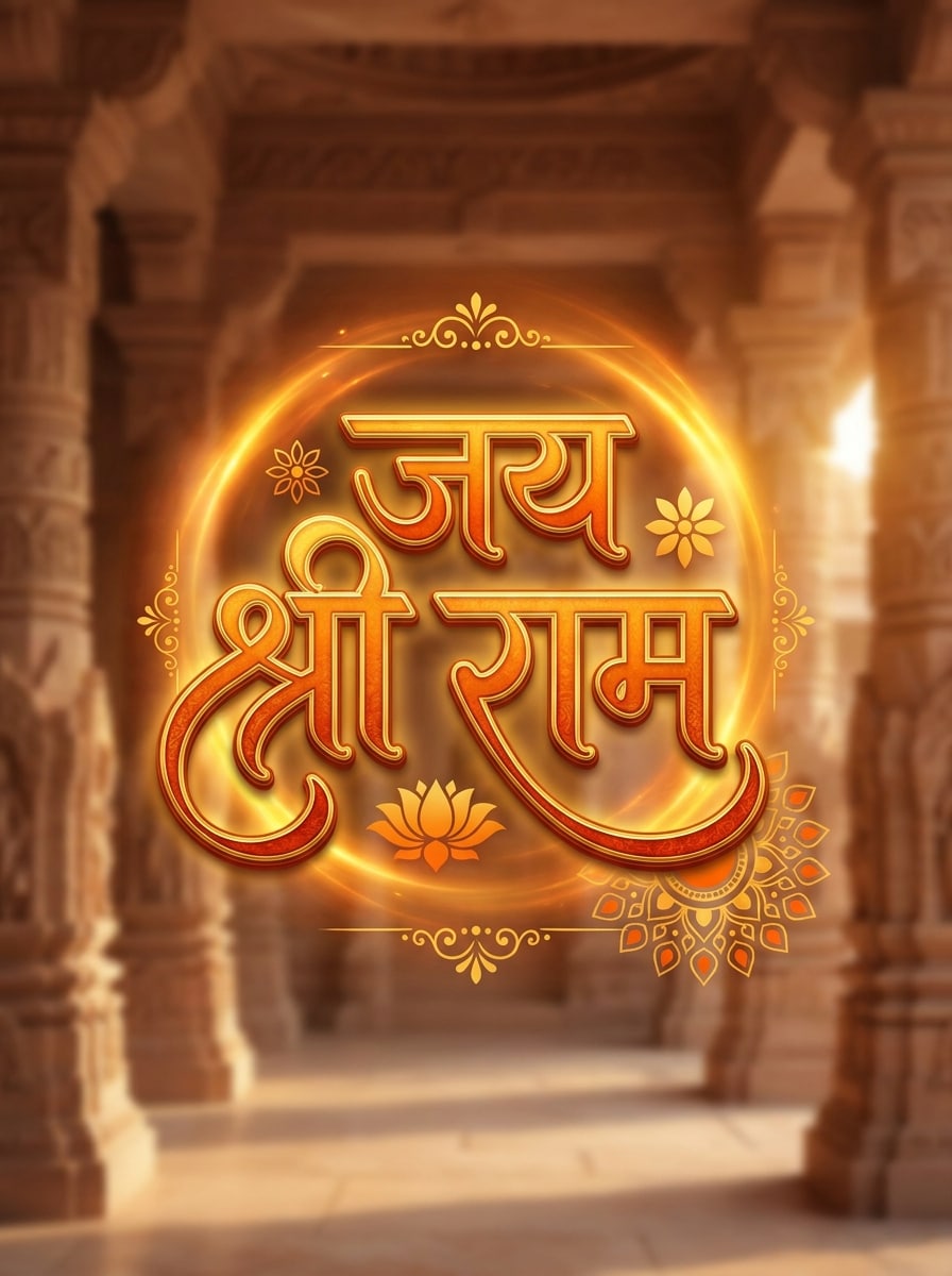 Devotional Sanskrit-Hindi Card