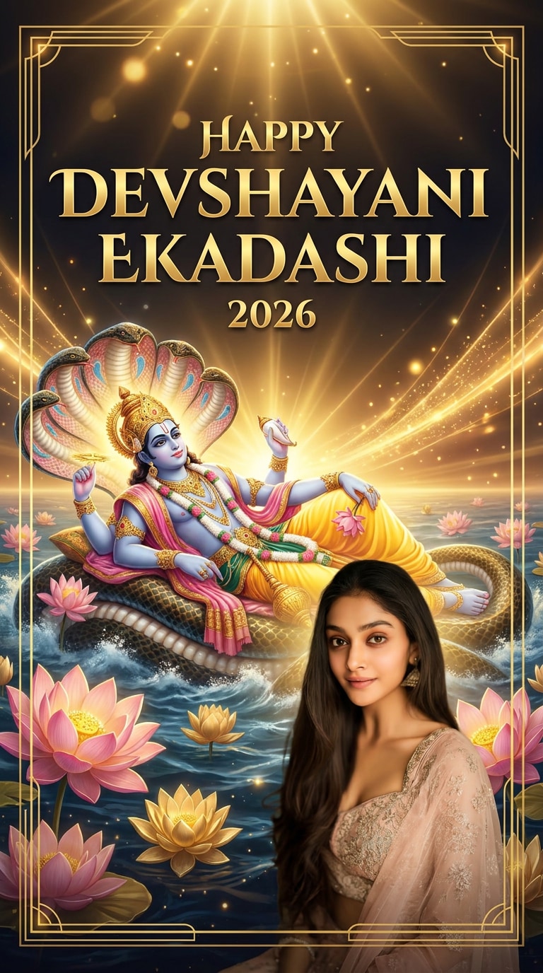 Instagram Story Devshayani Ekadashi AI Image