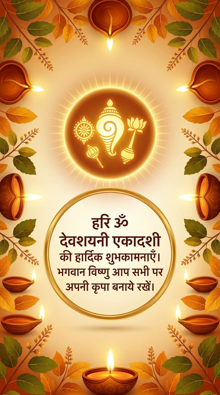 WhatsApp Devshayani Ekadashi Status Prompt