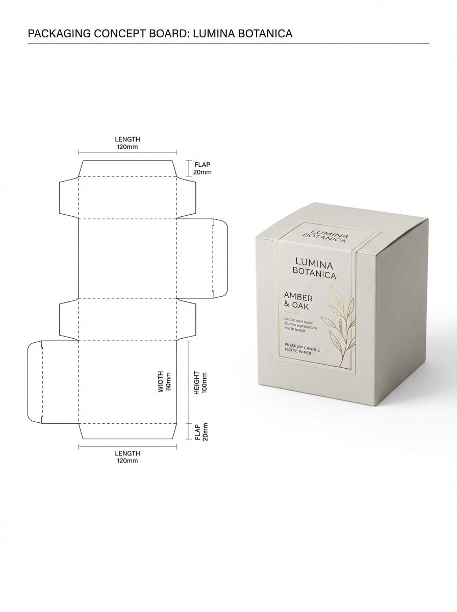 Dieline to 3D Concept