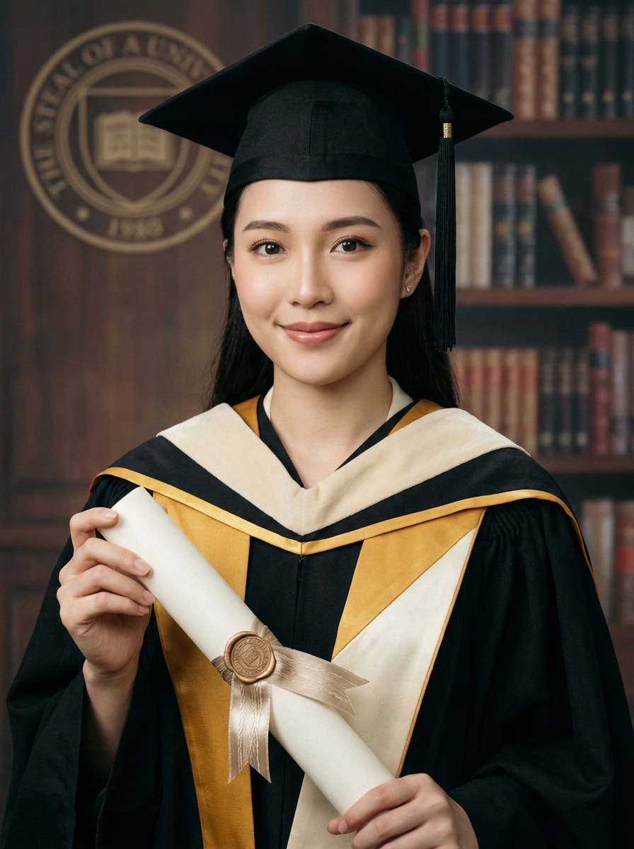 Diploma Close-Up Portrait