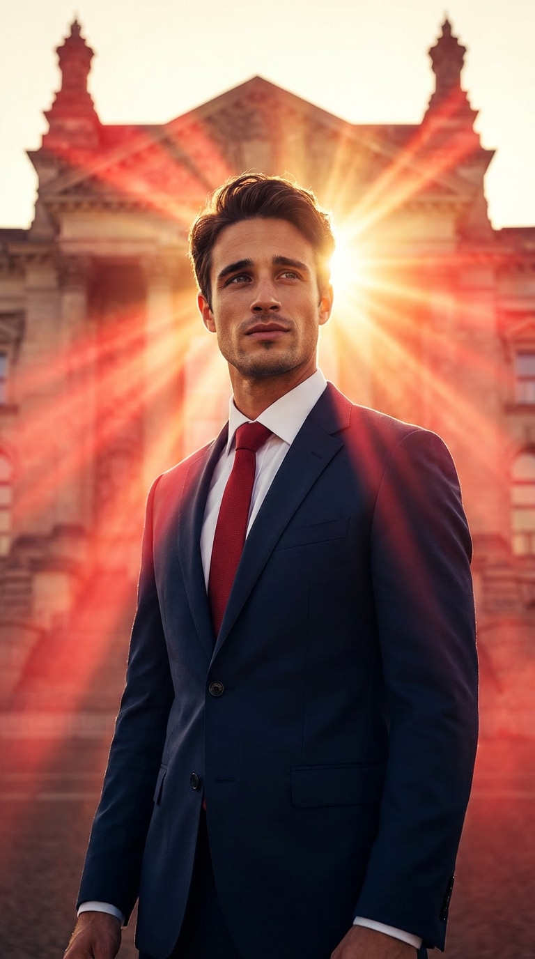 Rising Sun Burst Portrait