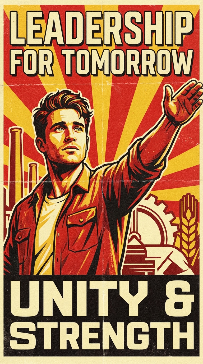 Vintage Propaganda Style