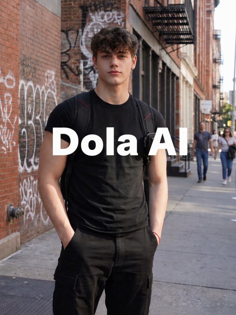 before Dola AI watermark removal