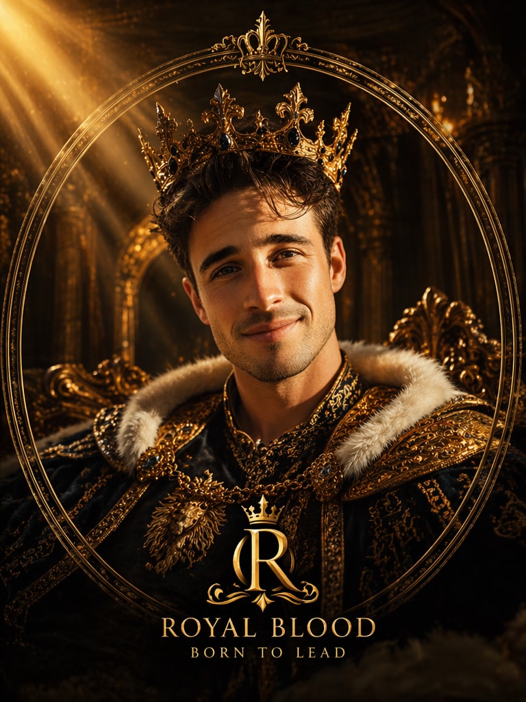 Royal King DP Prompt DP Prompt ChatGPT AI photo editing