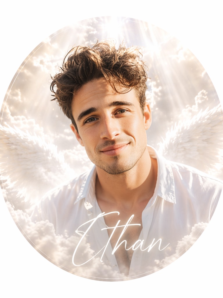 Soft White Angel DP DP Prompt ChatGPT AI photo editing