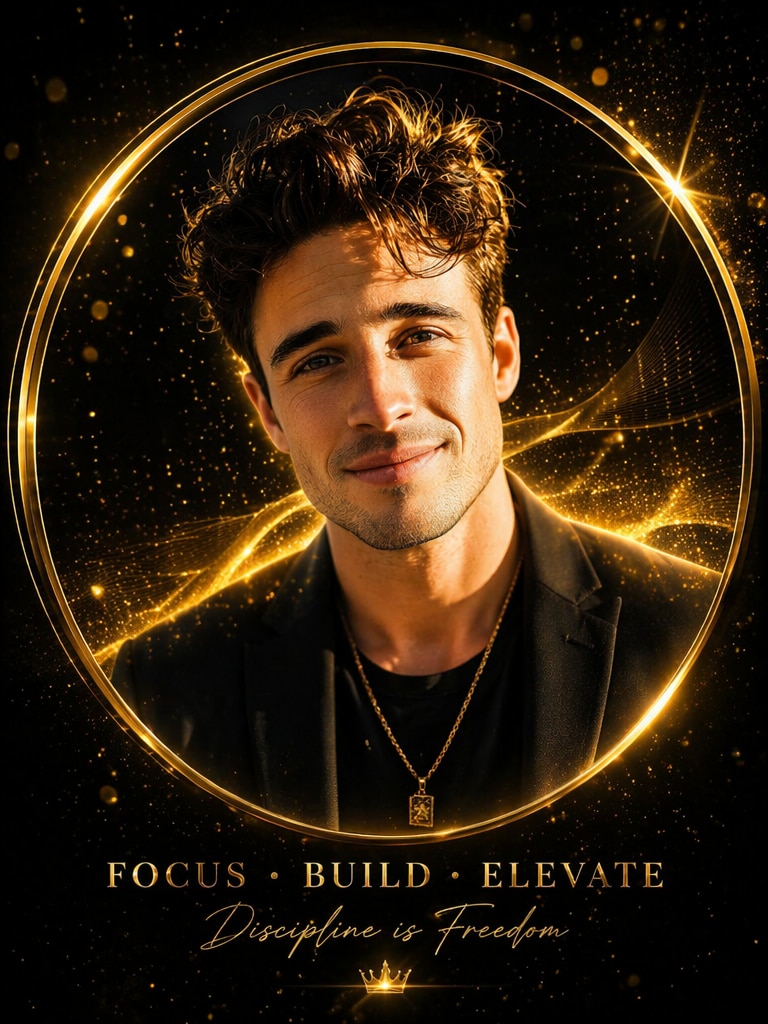 Luxury Gold Profile DP DP Prompt ChatGPT AI photo editing