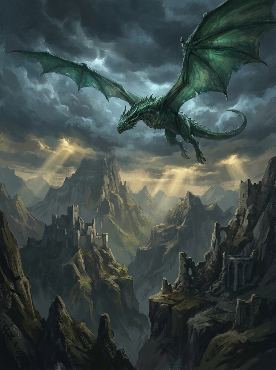 Dragon Mountain Scene