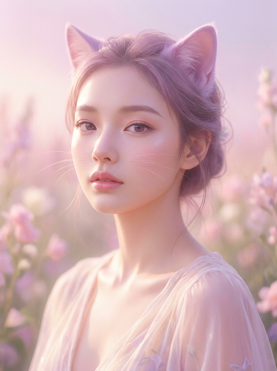 Dreamy Pastel Cat Filter