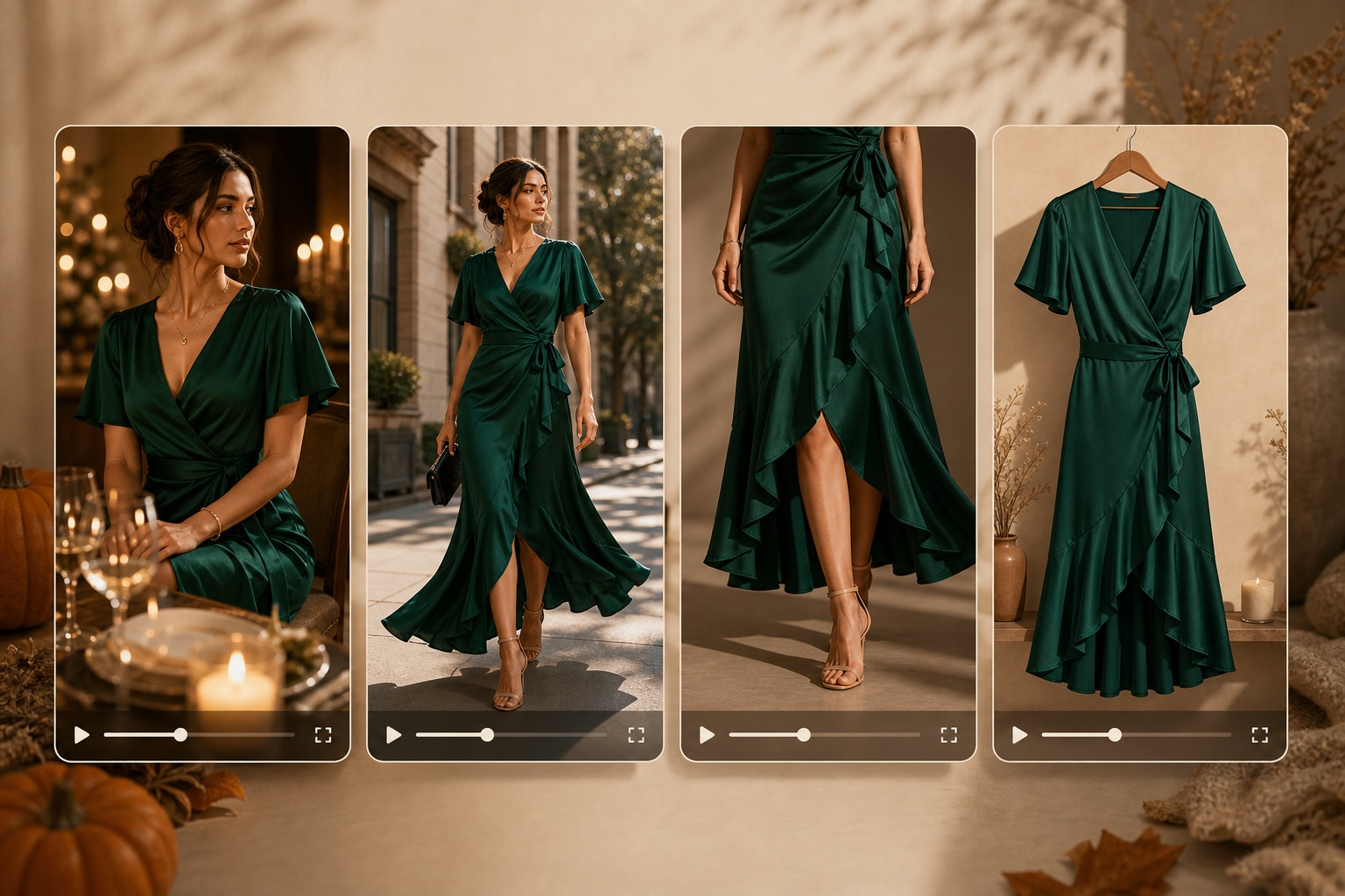 Dress video style options